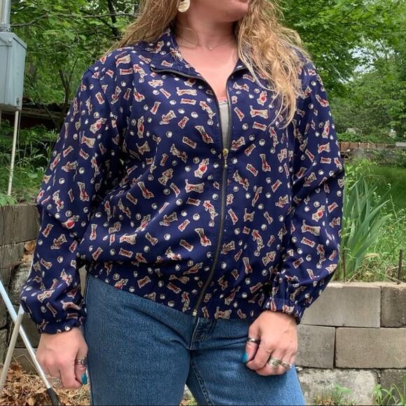 Vintage zip up golf jacket Line Up For Sports - Picture 1 of 4